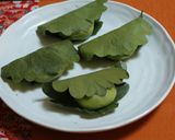 抹茶の柏餅♪作り方9写真