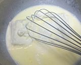 卵白消費にも*白いスフレチーズケーキ作り方7写真