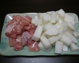 ピリ辛☆こってり☆鶏モモ肉と大根の煮物作り方1写真