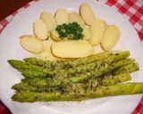 グリーンアスパラのジェノベーゼソース作り方6写真