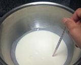 卵白消費にも*白いスフレチーズケーキ作り方6写真