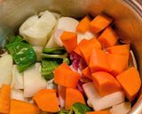 牛すじ合わせ煮込みベジタブルカレー作り方4写真