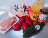 ＊簡単☆旬のズッキーニで鶏肉じゃが＊作り方1写真