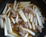 大根と豚肉の煮作り方3写真