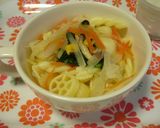 千切り野菜deコンソメスープ作り方5写真