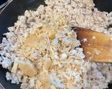 食物繊維をプラス♪えのき甘辛そぼろ丼作り方3写真