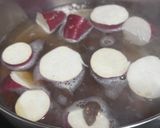 まろやかな味♡さつま芋入り手羽元すっぱ煮作り方1写真