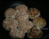 タケノコと豆腐つくねの煮込みハンバーグ作り方2写真