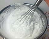 卵白消費にも*白いスフレチーズケーキ作り方20写真