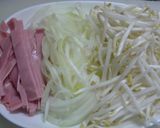 キムチ焼きそば作り方2写真