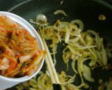 キムチ焼きそば作り方9写真