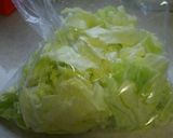 キャベツとささみの和え物作り方1写真