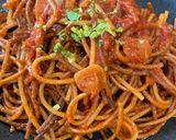 トマトソースで食べる焼きじゃがいもサラダ作り方5写真