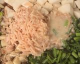 ひげにんにくとカブと春菊の甘酒スープ煮作り方2写真