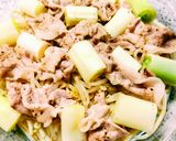 レンジ５分☆豚肉もやし白ネギ♪旨😋胡麻ドレぽん酢作り方4写真