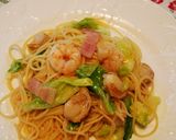 ♡ 春キャベツとホタテの和風パスタ ♡作り方10写真