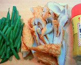 インゲン豆とちくわのカレー風味炒め作り方1写真