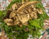 松茸と鶏ももローストの香り立つサラダ作り方7写真