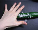簡単即席✿きゅうりの漬物 居酒屋風作り方1写真
