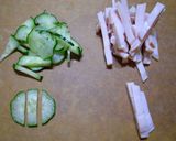 素麺ｄｅサラダ作り方1写真