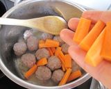 独逸◆　ミートボールのチーズミルク煮　◆作り方4写真