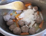 独逸◆　ミートボールのチーズミルク煮　◆作り方5写真