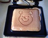 ぷーさんホットサンドでホットケーキ作り方3写真