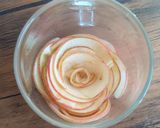林檎で作る薔薇茶♪作り方2写真