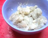 台湾家庭料理☆豆苗＆蝦の炒め☆作り方2写真