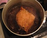 玉ねぎ煮豚と煮汁の豆腐スープ作り方3写真