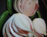 新たまねぎとベーコンのサンド彩り野菜蒸し作り方4写真