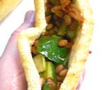 シャキ★トロ★キムチ納豆の油揚げ包み作り方4写真