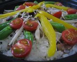 タジン鍋できのこパエリア(サフランなし)作り方9写真