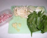 ベーコンとほうれんそうのパスタ作り方2写真