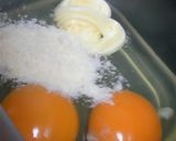 タマゴとパセリのふわふわ焼♪♪作り方1写真