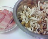 豆苗、ベーコン、しめじの炒め物作り方4写真