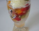 *アイス on サイダーフルーツポンチ*作り方6写真