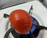 夏野菜★トマトとアンチョビのオイルパスタ作り方2写真