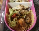 今日の鮭弁当２人分　シンガポールより作り方5写真