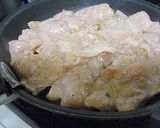 ムネ肉とモヤシ、ニラの味噌炒め作り方3写真