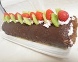 ロールケーキ【米粉】でバースデー作り方22写真