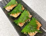 大葉で挟んだ♪鶏もも肉の梅酢炒め作り方8写真