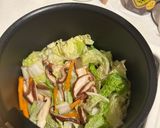 白菜とにんじんと椎茸のスープ作り方4写真