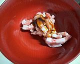 細切り豚肉と豆苗の炒め作り方3写真