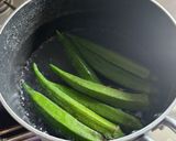 居酒屋風❓オクラのなめらか豆腐かけ作り方1写真