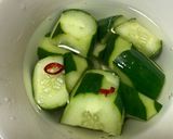 らっきょう酢で簡単！きゅうりのピクルス作り方4写真
