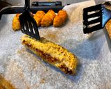 俵型ハンバーグ(ホットプレート仕上げ)作り方10写真