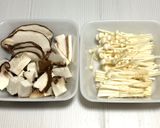 椎茸とエノキの和風ペペロンチーノ作り方1写真