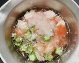 冷たいスープ♡豆腐とオクラの梅風味作り方4写真