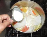 かぶ豆乳スープ♪簡単レシピ食べ過ぎ膨満感作り方9写真